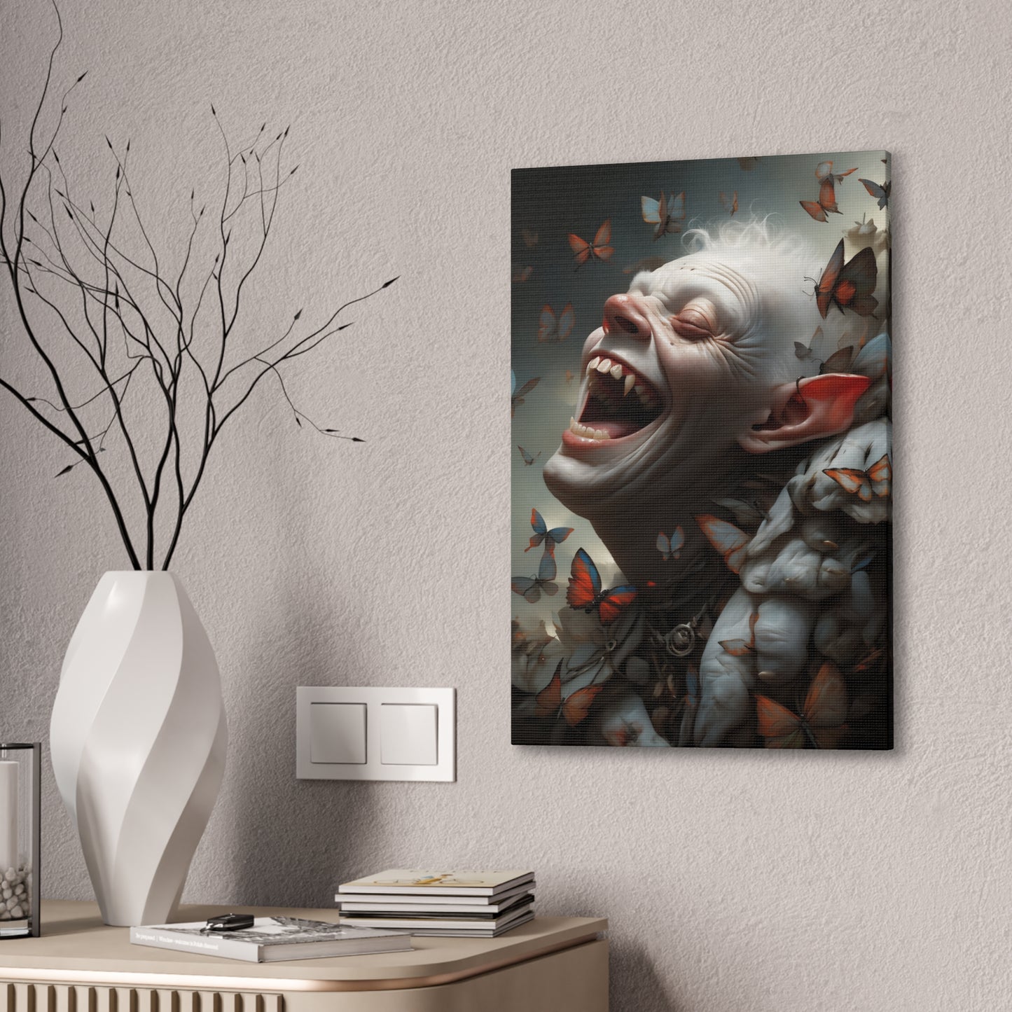 "Butterfly High" Canvas Stretched, 0.75" - Print