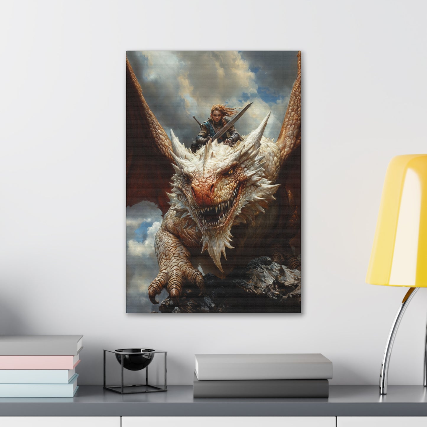 "Skyborn Fury" Canvas Stretched, 0.75" - Print