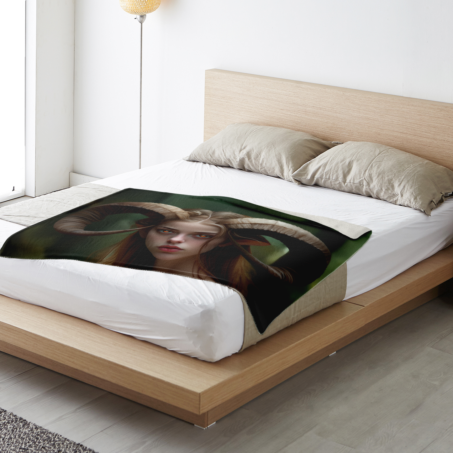 Forest Faun Premium Microfleece Blanket