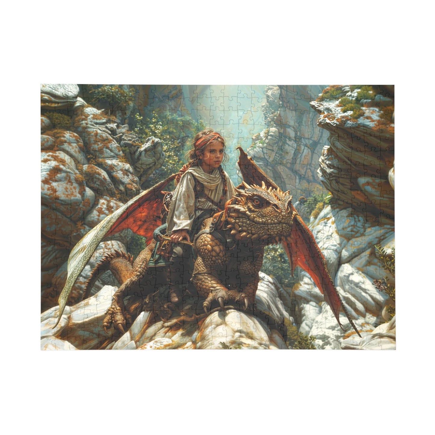 "The Dragon's Apprentice" Puzzle (500, 1000-Piece)