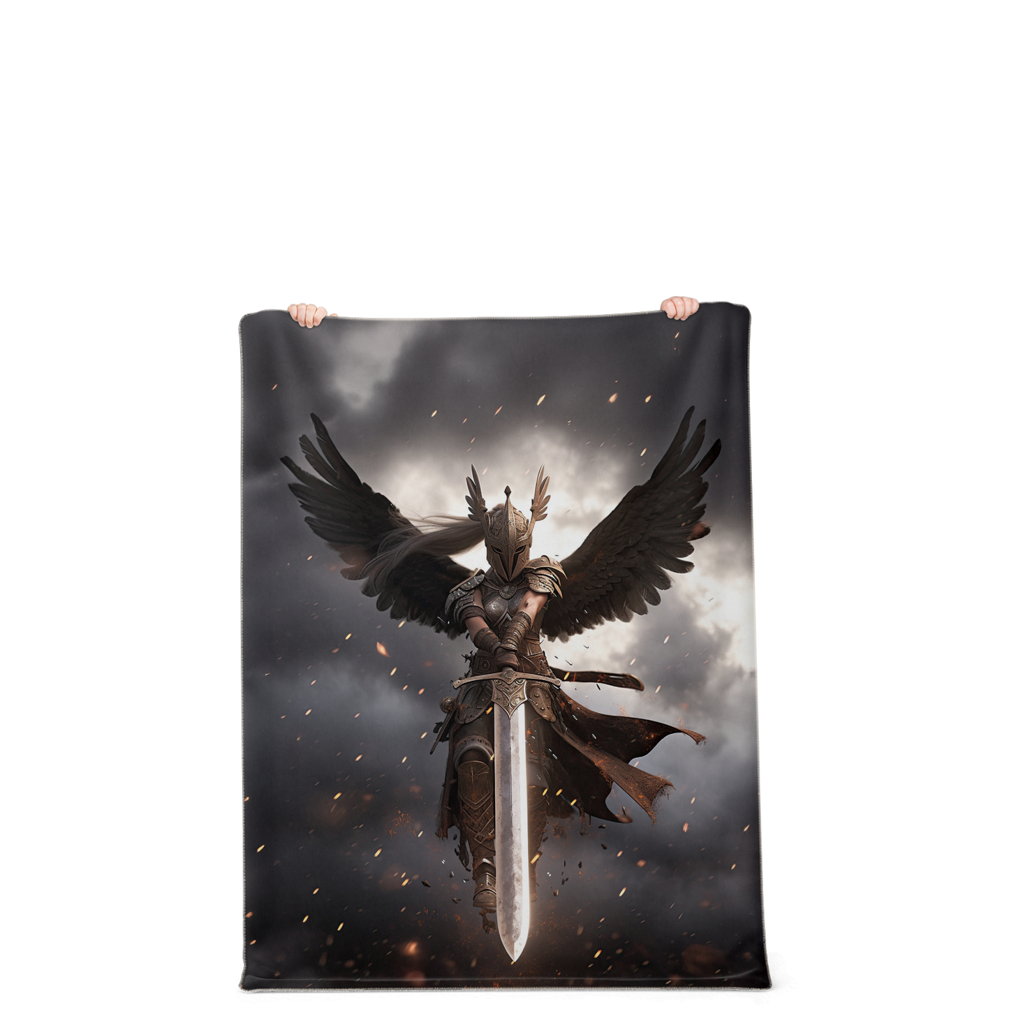 Valkyrie Justice Premium Microfleece Blanket