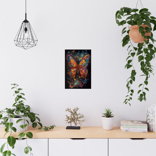 "Psychedelic Monarch" Poster - Print