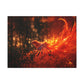 "Blazing Grace Phoenix"  Canvas Stretched, 0.75" - Print