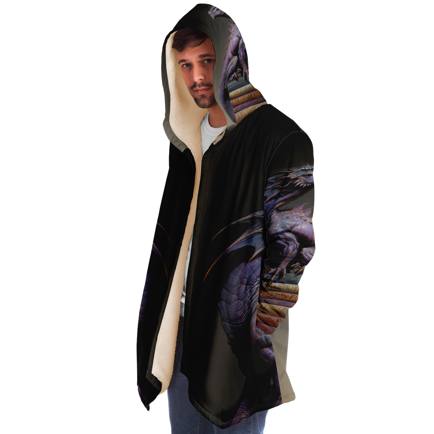 Book Wyrm Microfleece Cloak