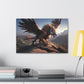 "Griffon Touchdown"  Canvas Stretched, 0.75" - Print