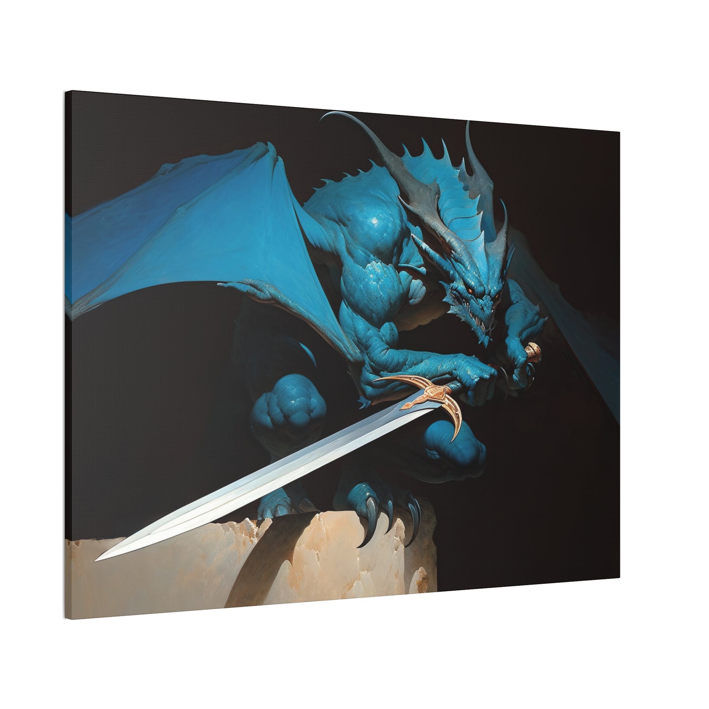 "Draconic Deceiver"  Canvas Stretched, 0.75" - Print