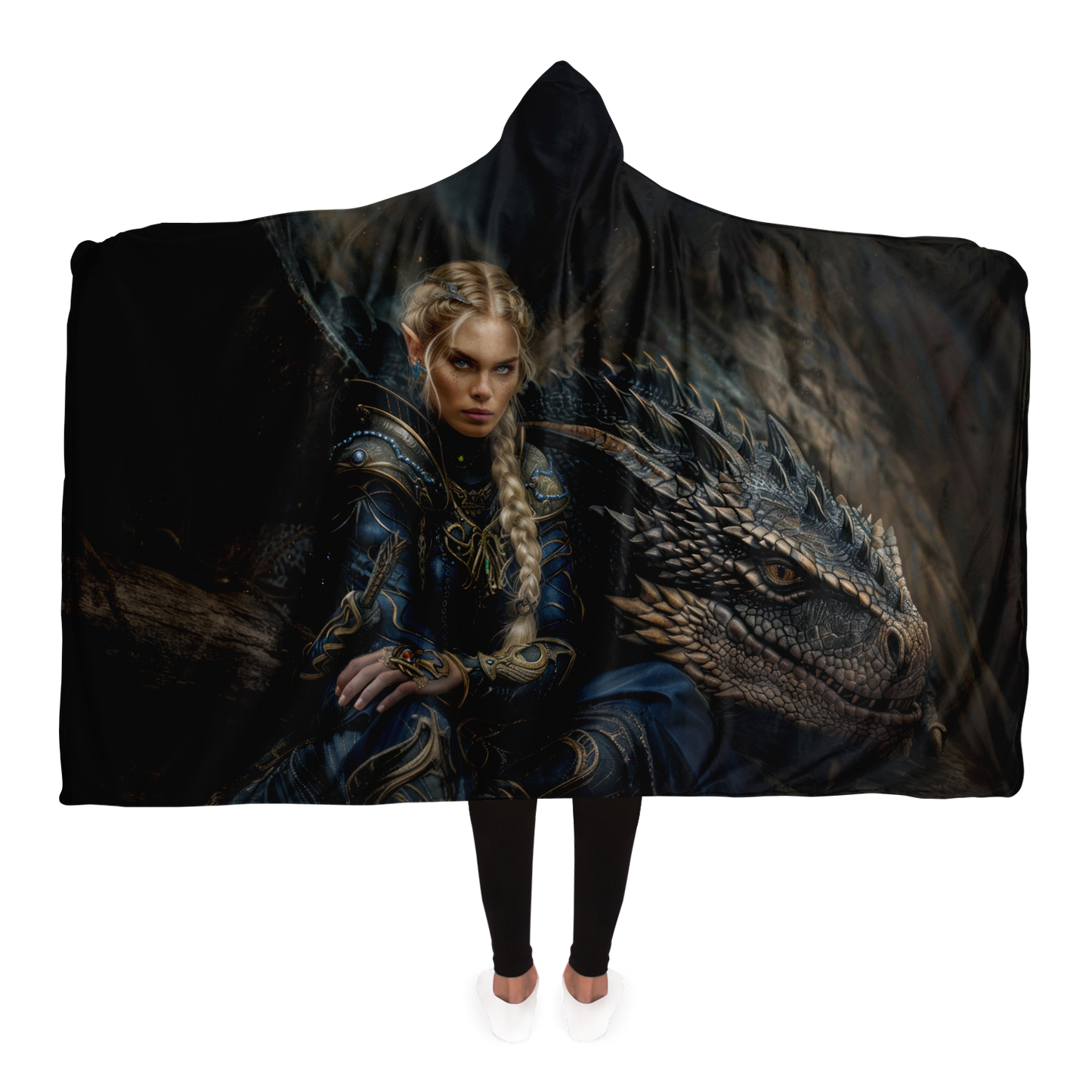 Queen's Legion Sky Knight Hooded Blanket