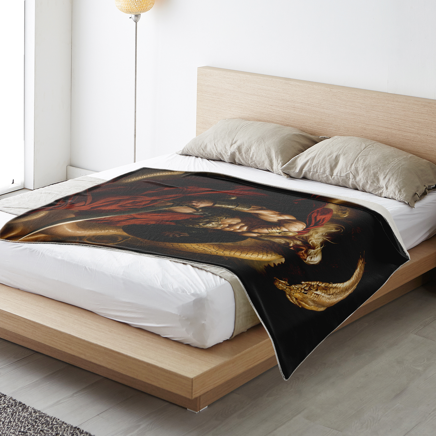 Serpent King Premium Microfleece Blanket