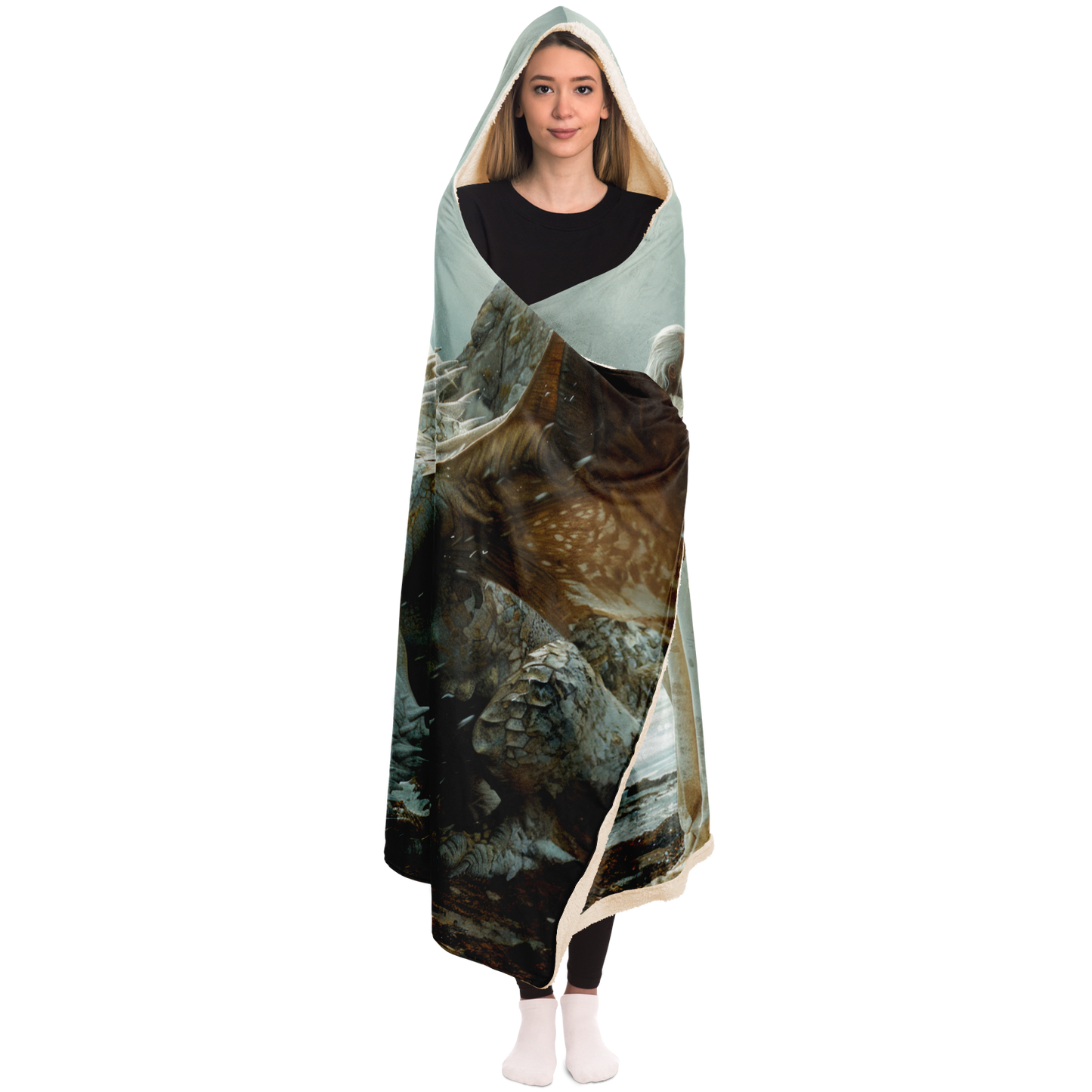 "Elders" Hooded Blanket