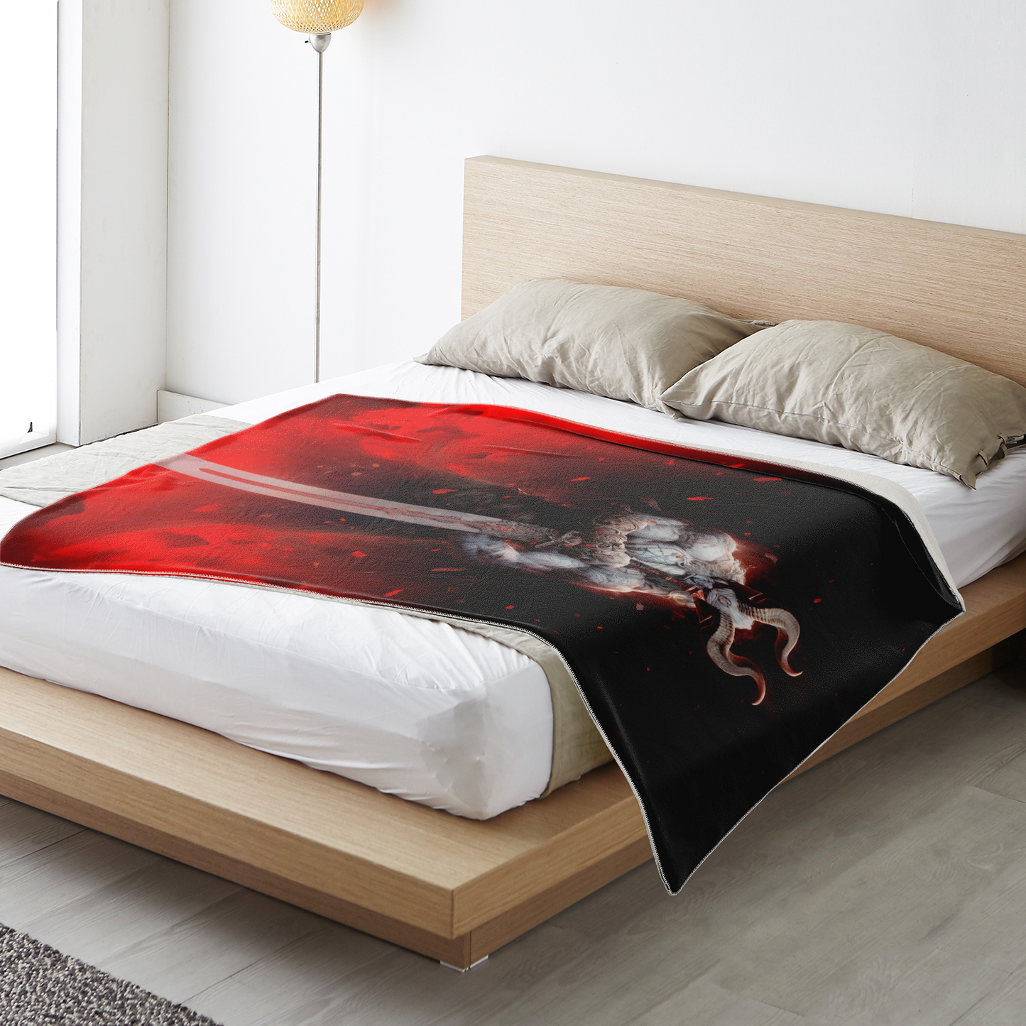 Premium Hellforge Minotaur Microfleece Blanket