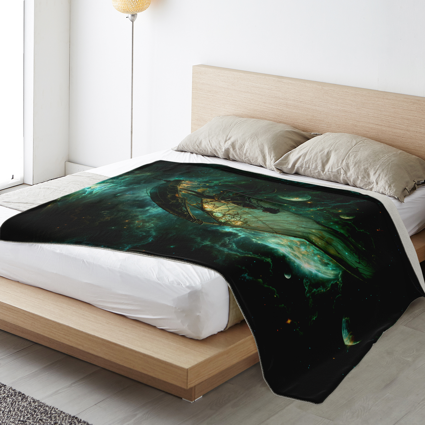 Astral Navigator Premium Microfleece Blanket