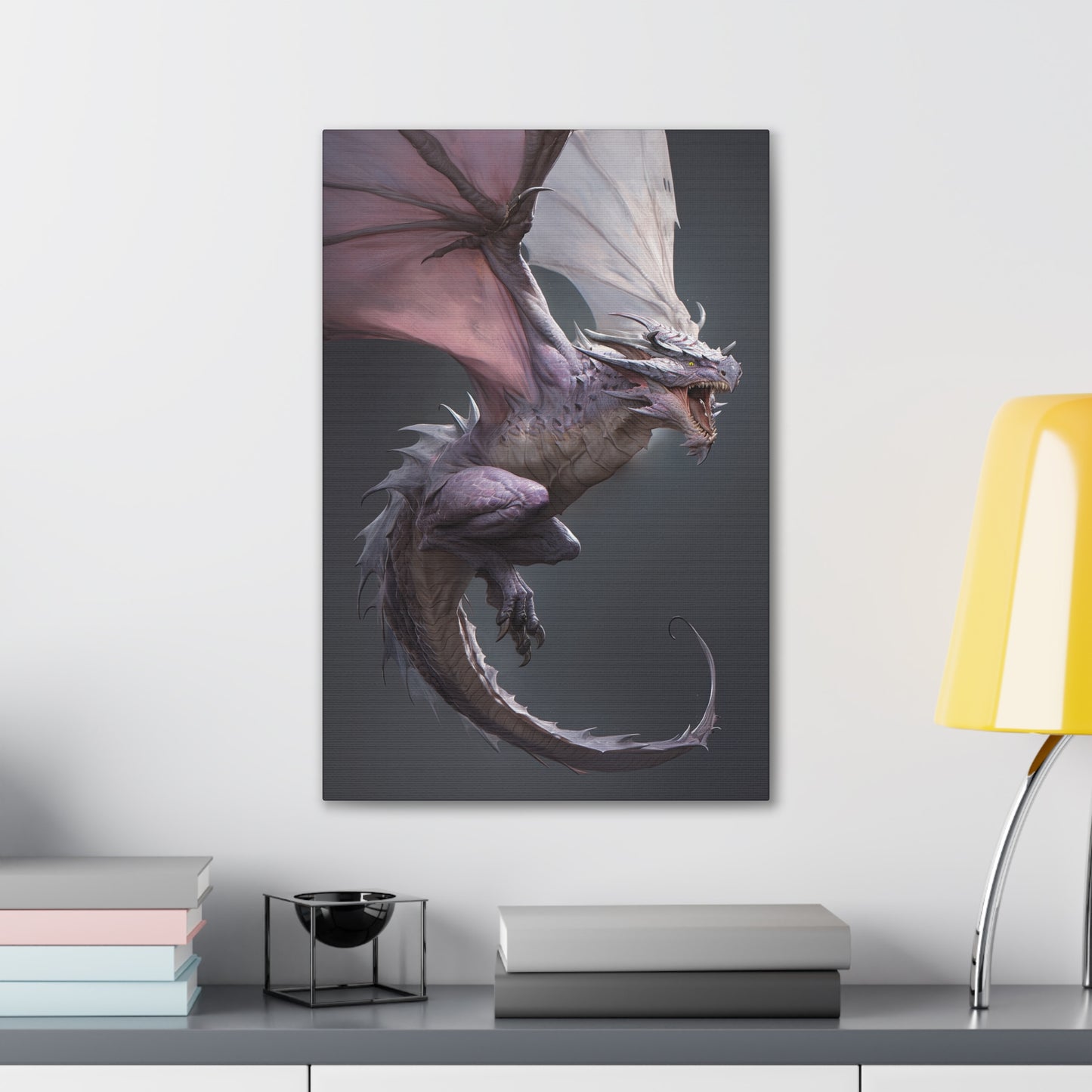 "Amethyst Ascender" Canvas Stretched, 0.75" - Print