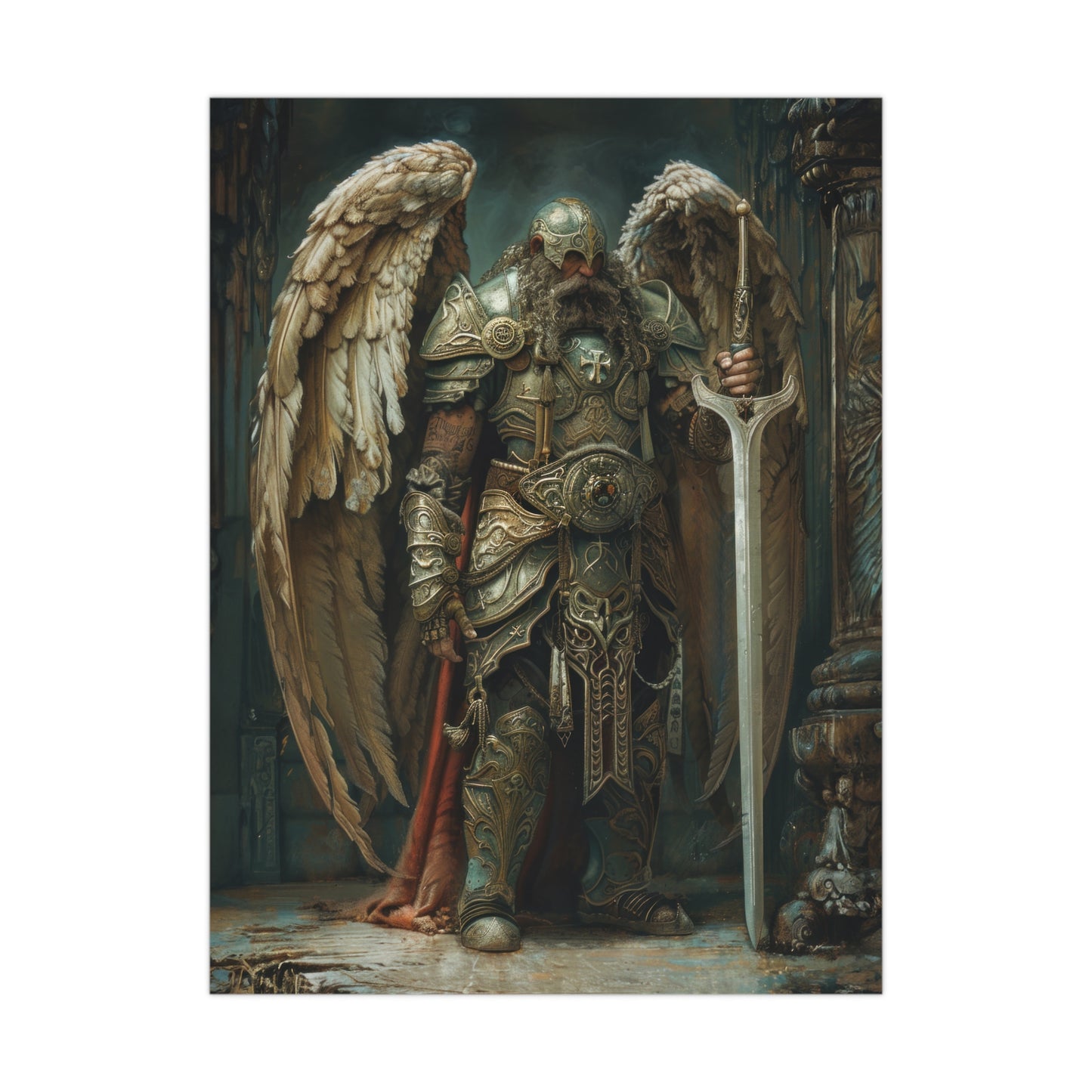 "Archangel Anvilwing" Poster - Print