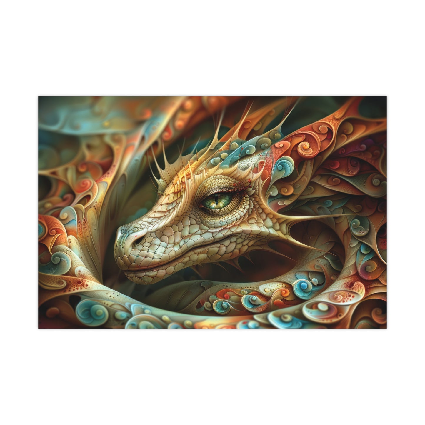 "Spiralwyrm" Poster - Print