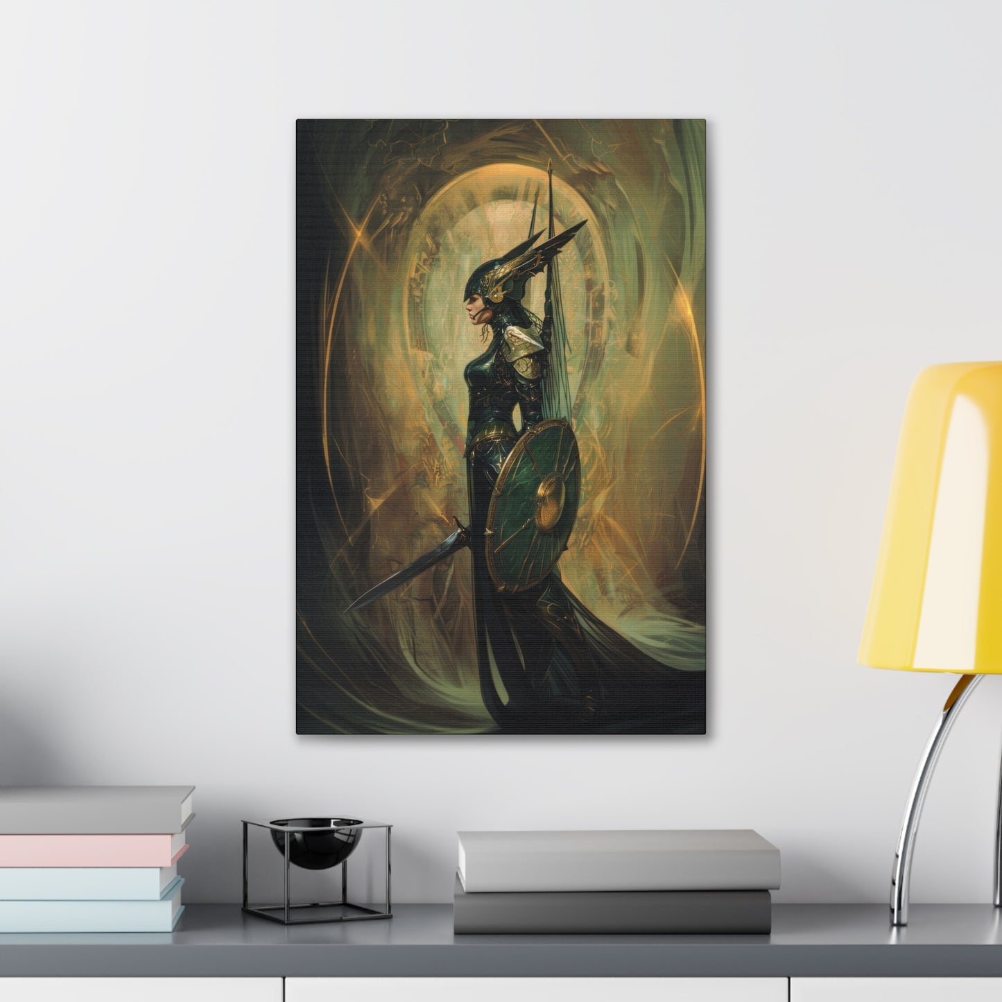 "Elite Elven Guardian" Canvas Stretched, 0.75" - Print