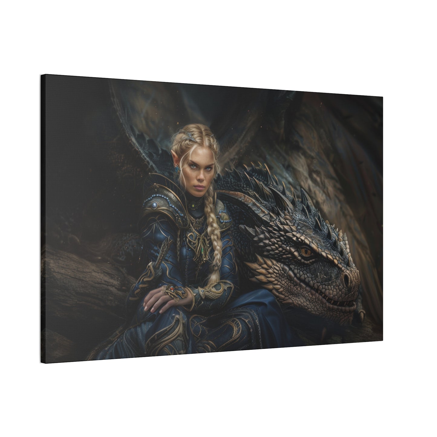 "Queen's Legion Sky Knight"  Canvas Stretched, 0.75" - Print