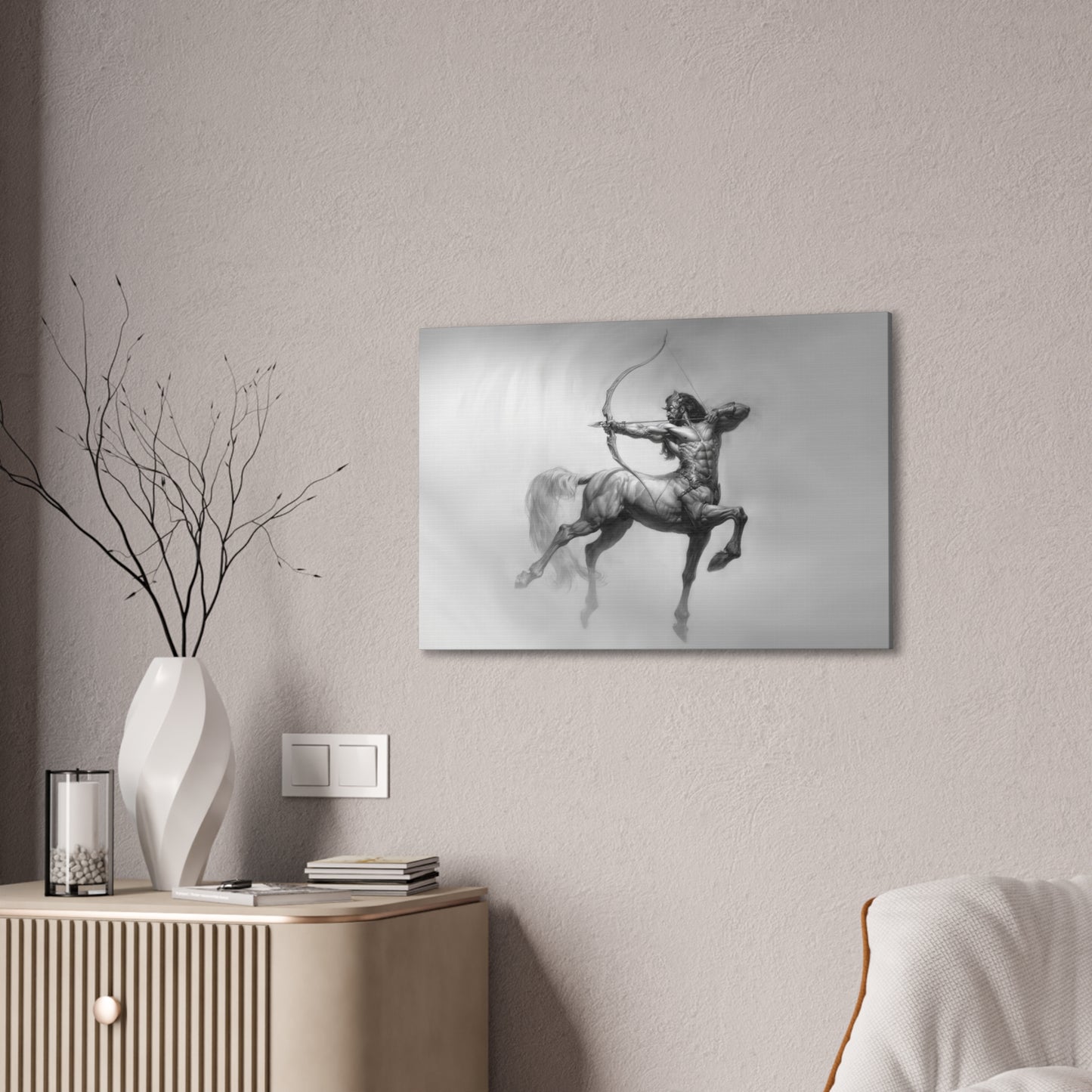 "Centaur Archer"  Canvas Stretched, 0.75" - Print