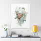 "White Medusa Queen" Canvas Stretched, 0.75" - Print