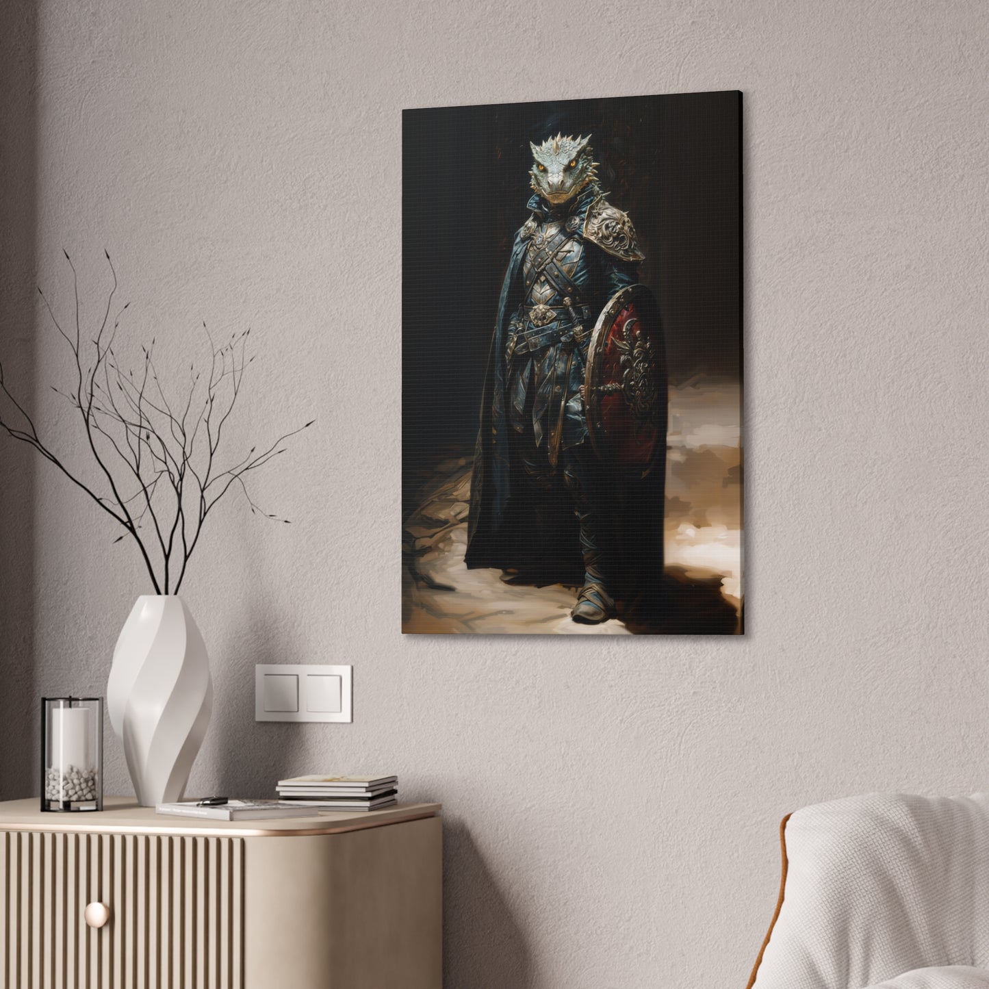 "Captain Of The Crooked Vanguard" Canvas Stretched, 0.75" - Print