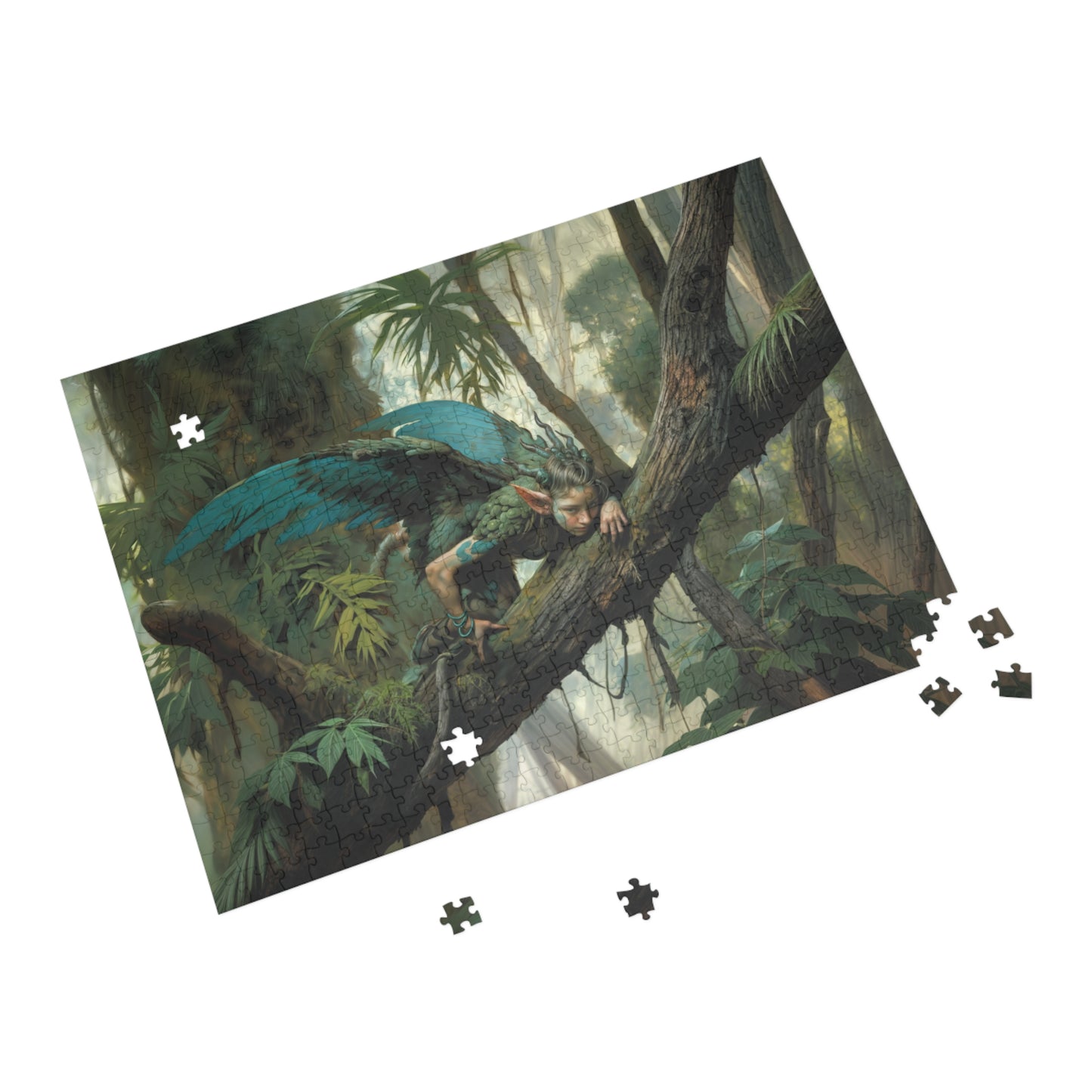 "The Woodland Sprite’s Watcher" Puzzle (500, 1000-Piece)