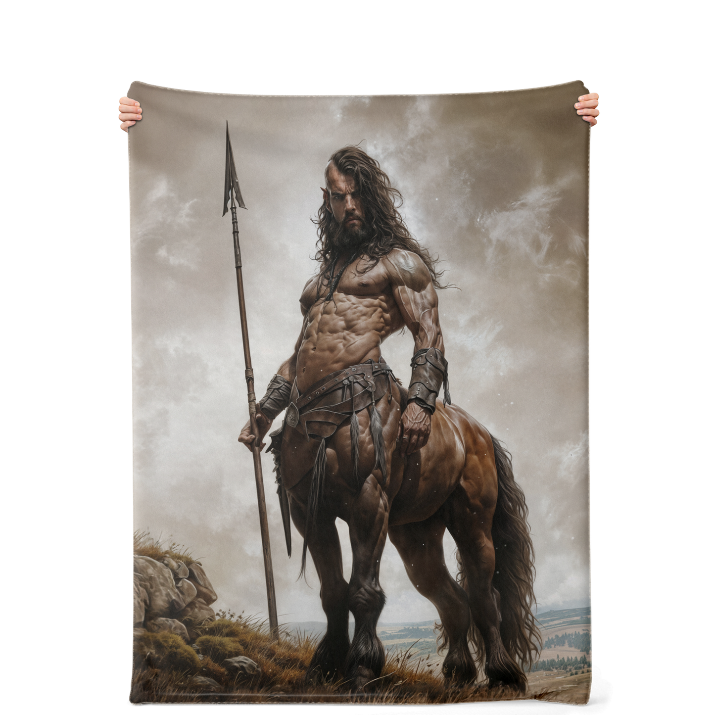 Centaur Spearman Premium Microfleece Blanket