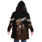 Feather Fae Soldier Microfleece Cloak