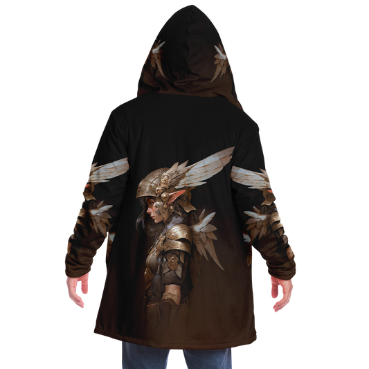 Feather Fae Soldier Microfleece Cloak