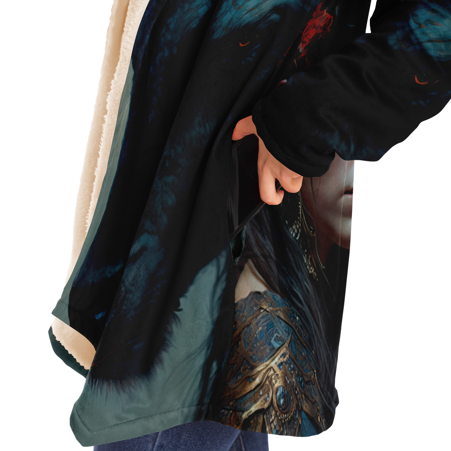 Beauty And The Beast Microfleece Cloak