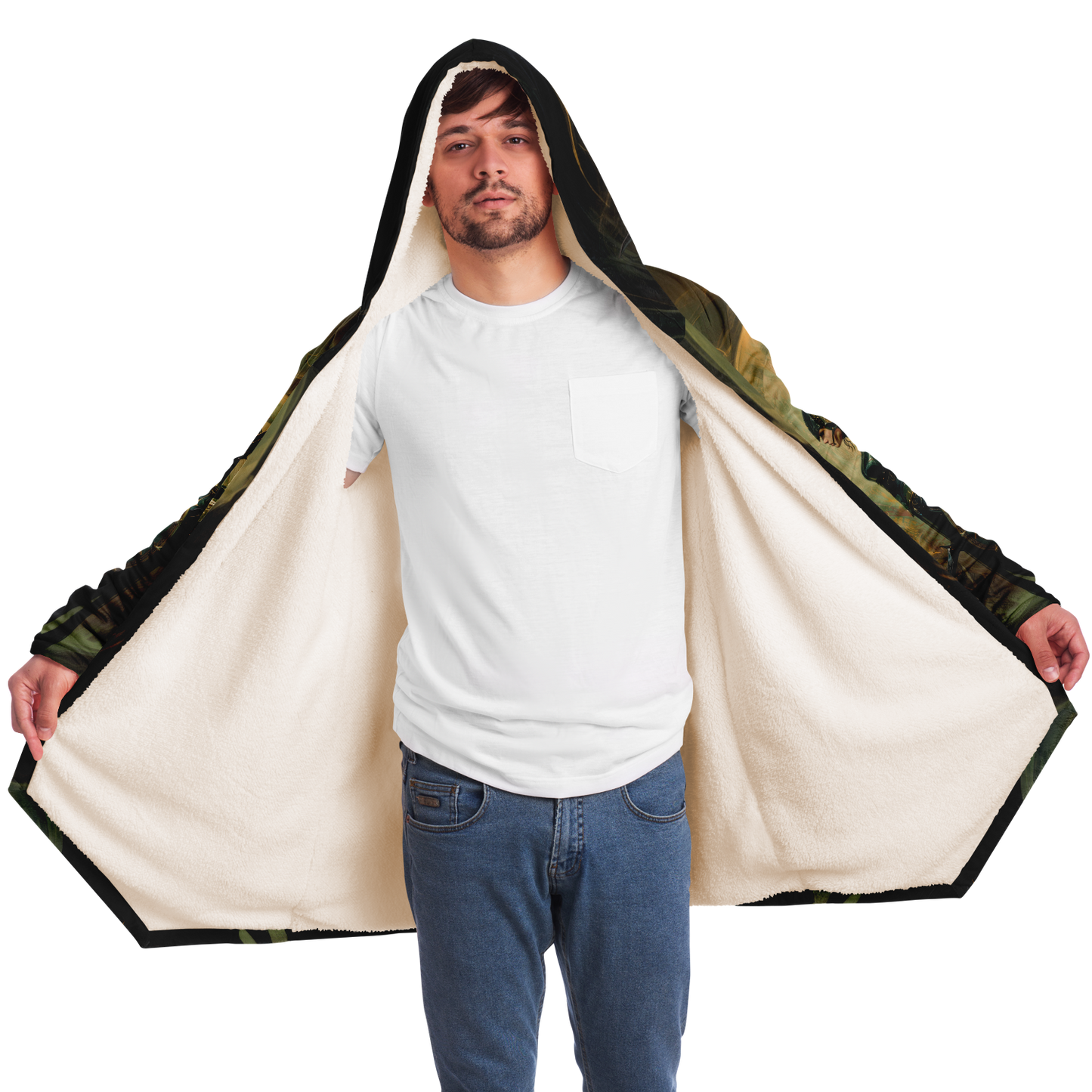 Elite Elven Guardian Microfleece Cloak