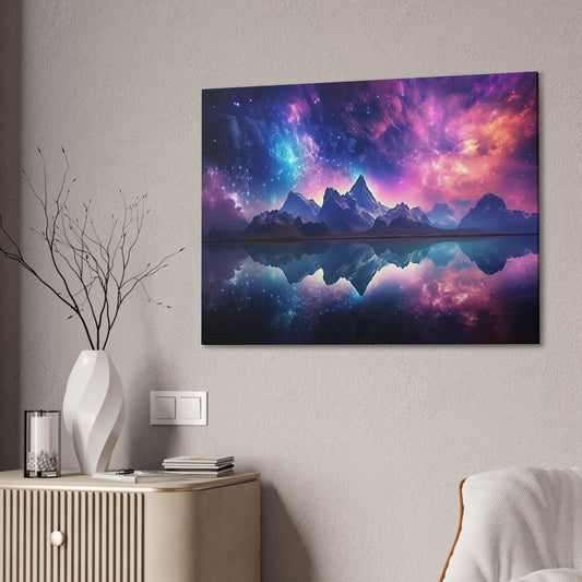 "Space Holiday"  Canvas Stretched, 0.75" - Print