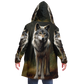 Spirit Wolf Microfleece Cloak