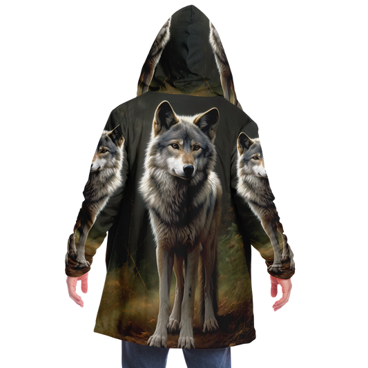 Spirit Wolf Microfleece Cloak