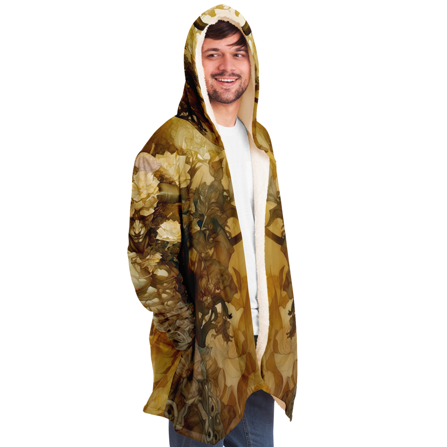 Golden Guardian Microfleece Cloak