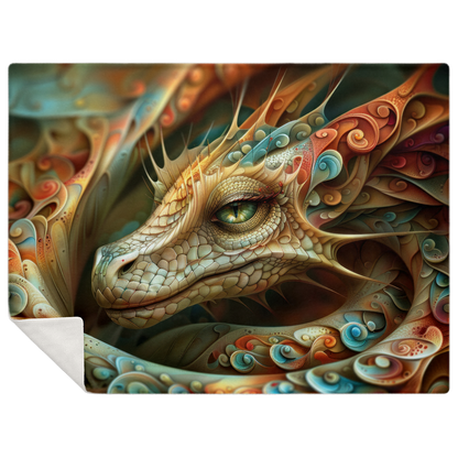 Premium Microfleece Spiralwyrm Blanket