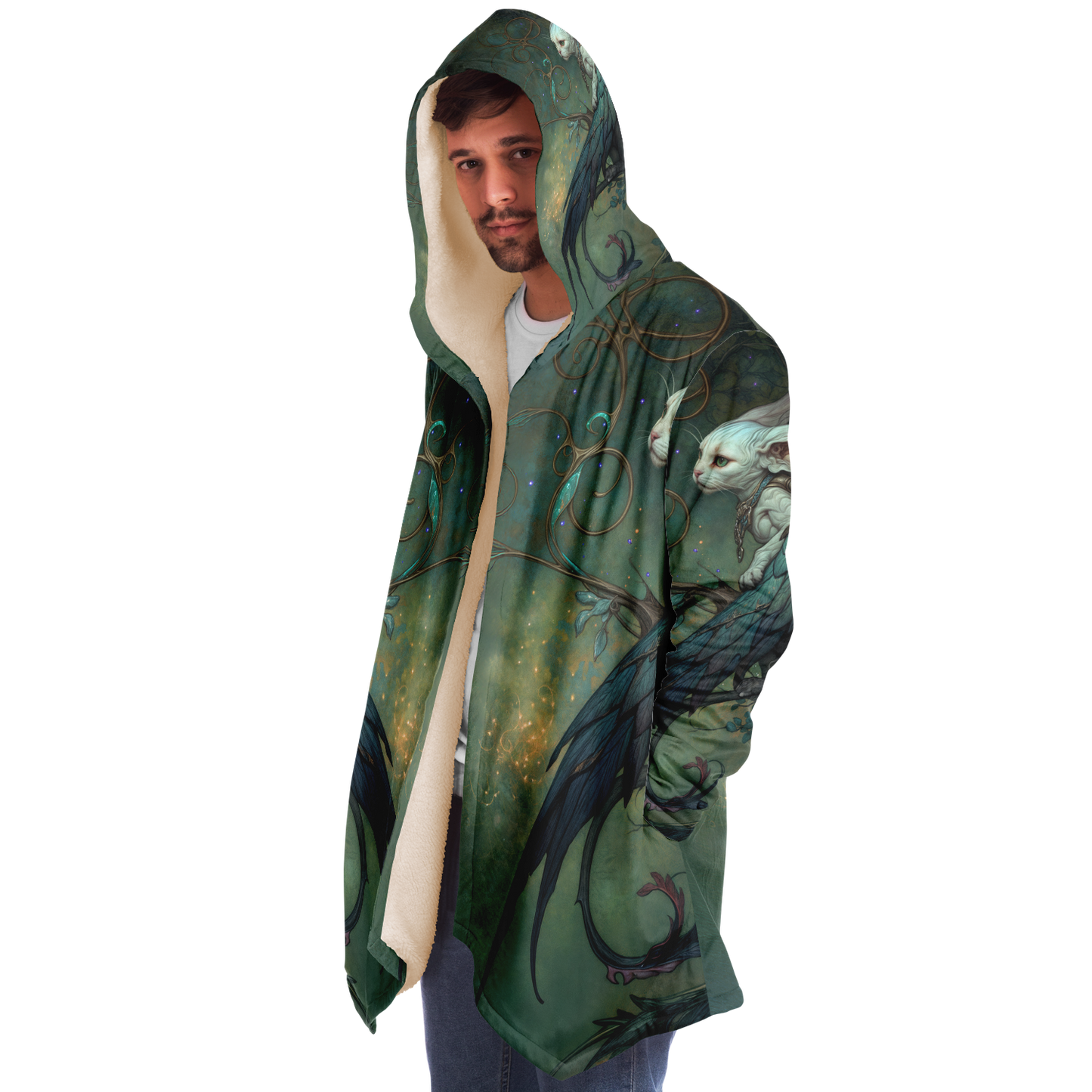 Dreamweaver’s Familiar Microfleece Cloak