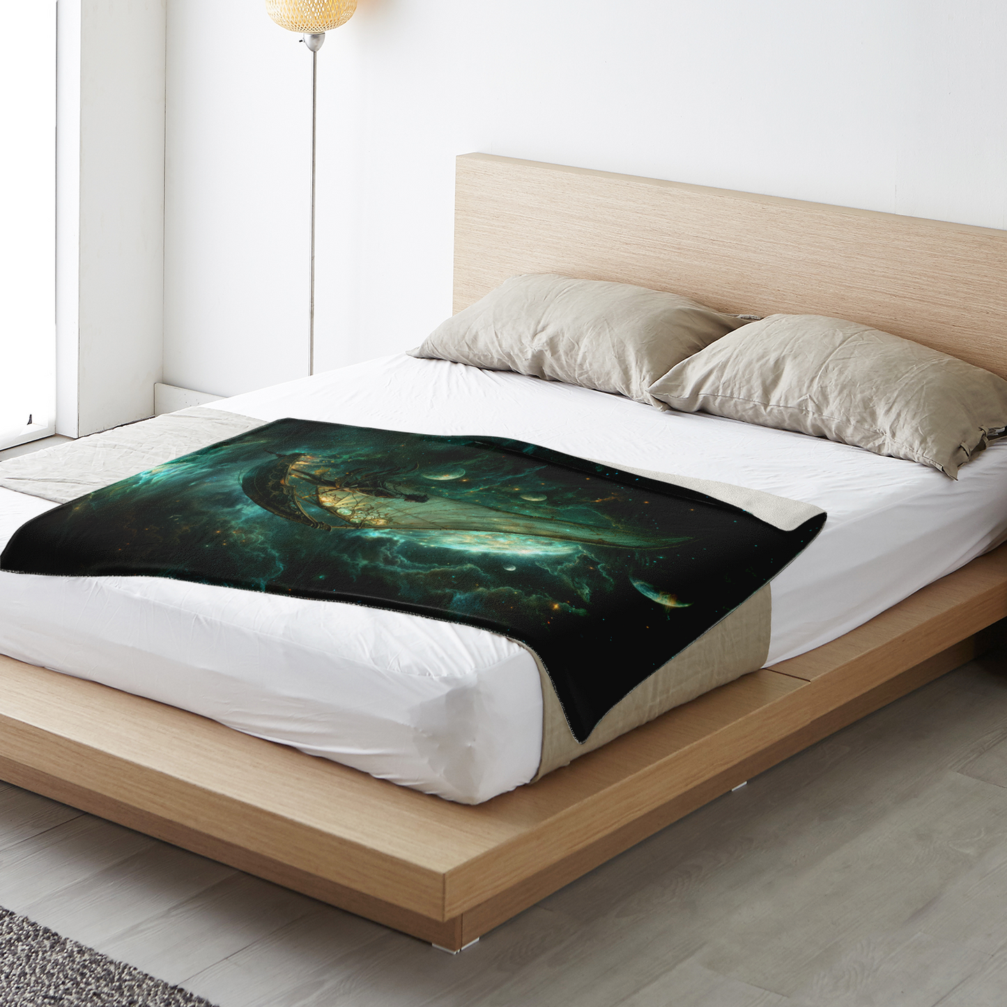 Astral Navigator Premium Microfleece Blanket