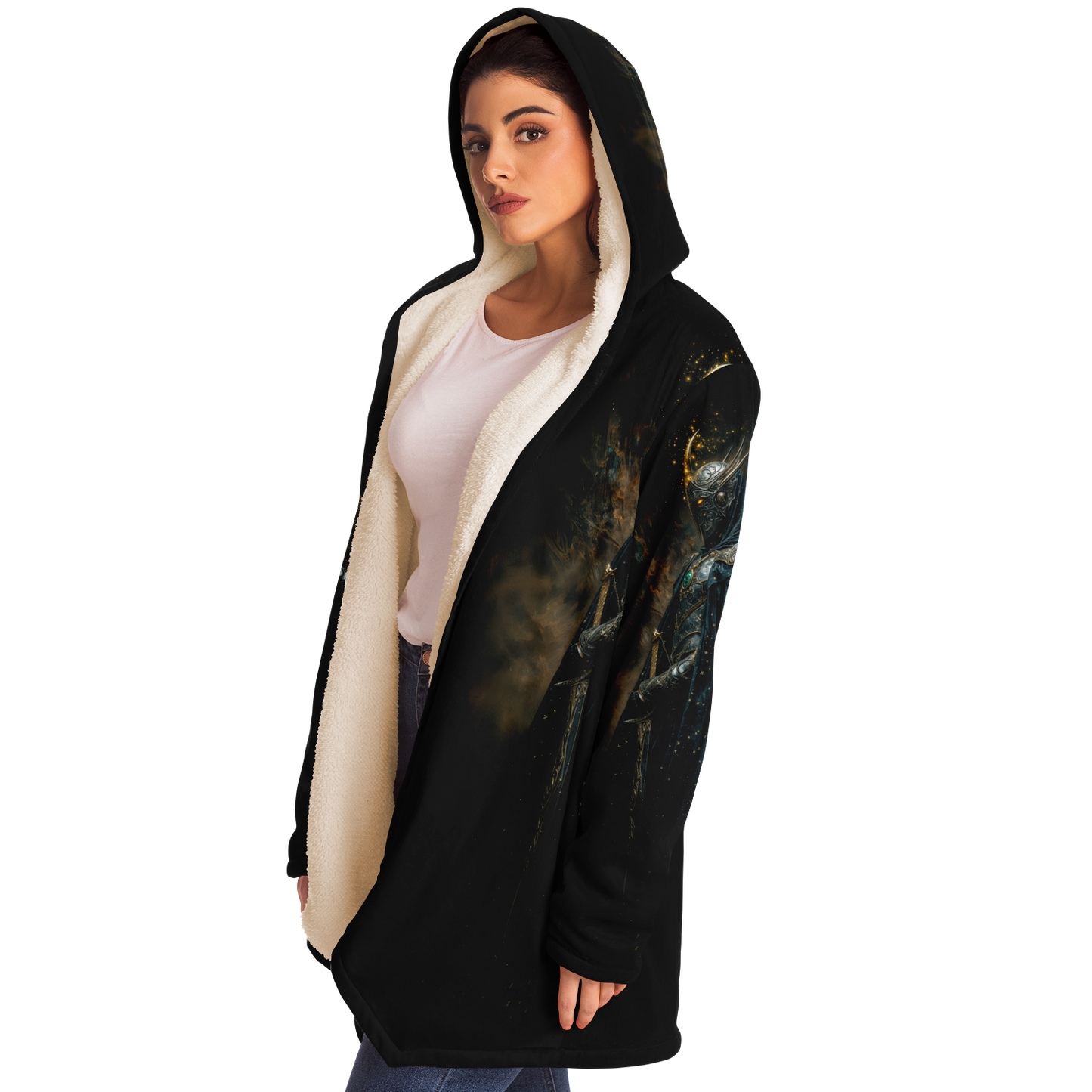 Shadows Of The Eternal Knight Microfleece Cloak