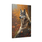 "Watcher Wolf" Canvas Stretched, 0.75" - Print