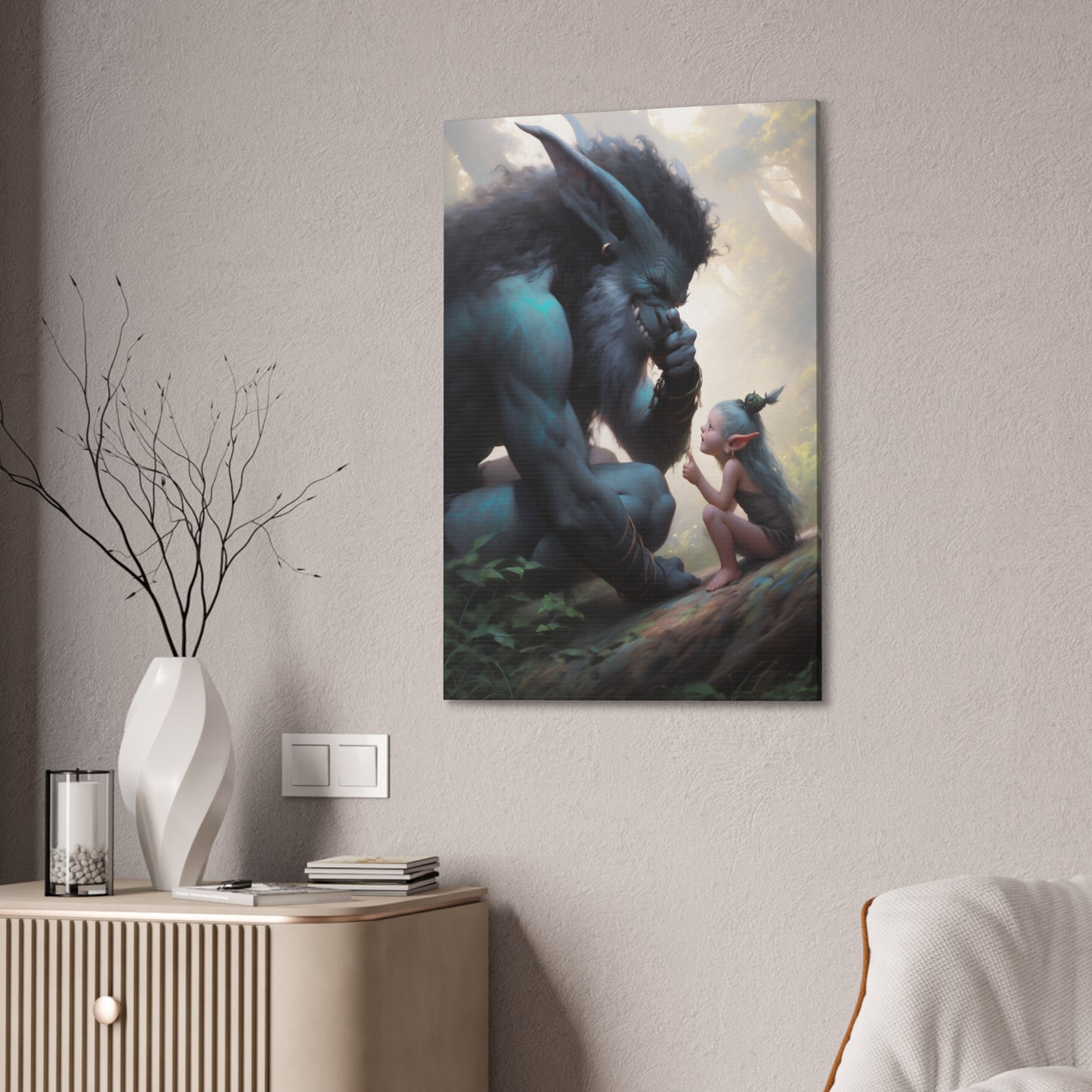 "Tall Tales" Canvas Stretched, 0.75" - Print