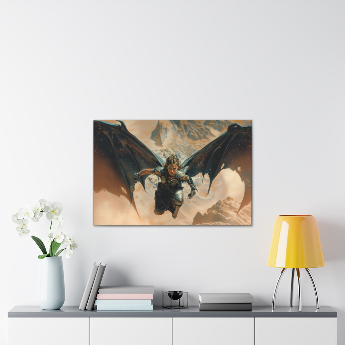 "Winged Revenge"  Canvas Stretched, 0.75" - Print