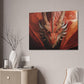 "Fiery Gaze"  Canvas Stretched, 0.75" - Print