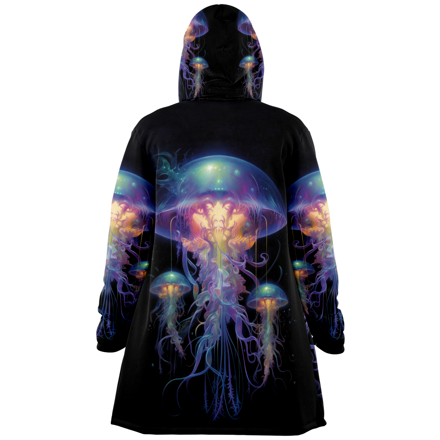 Space Jellyfish Microfleece Cloak