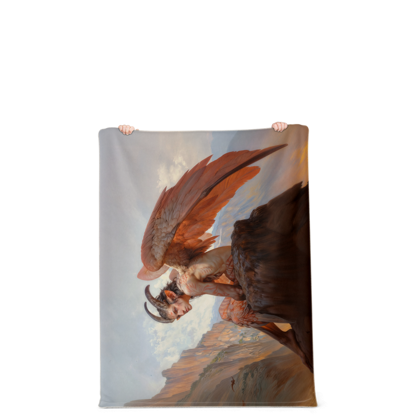 Wings of the Forgotten Dawn Premium Microfleece Blanket