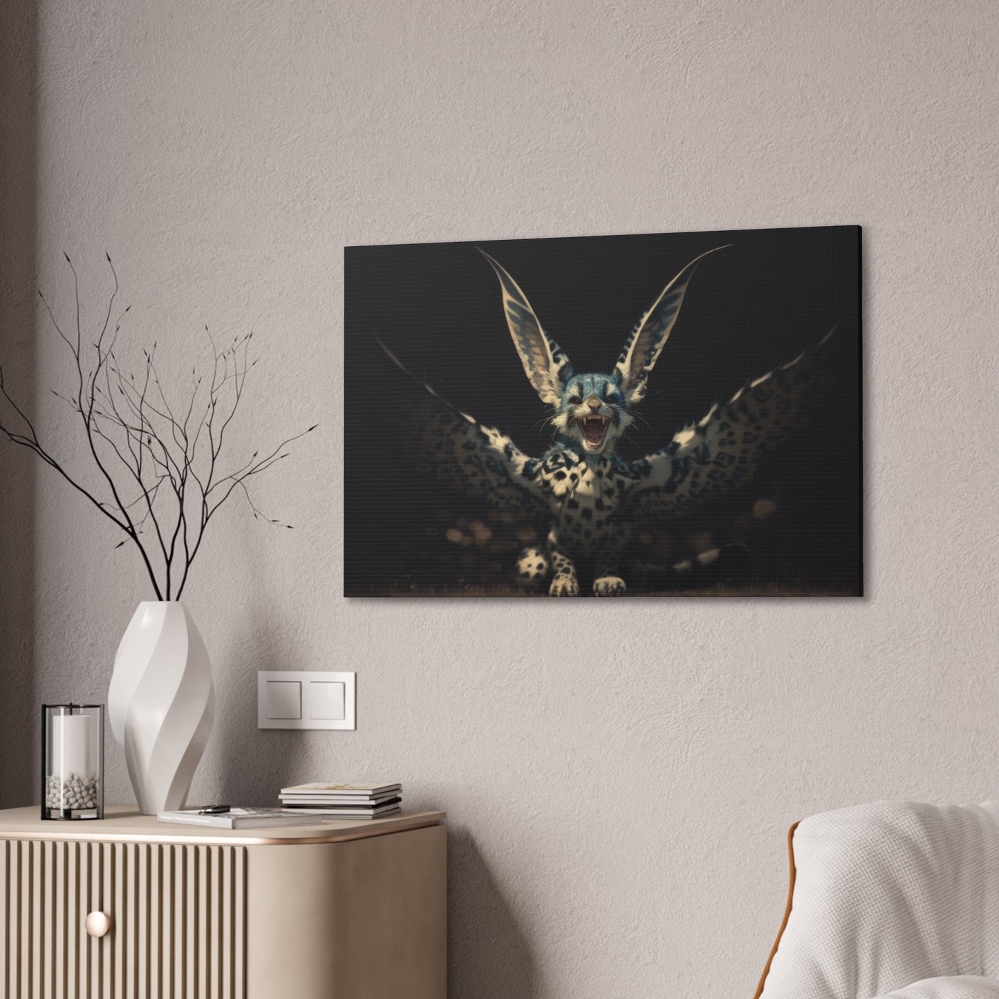 "Nightshades Fury"  Canvas Stretched, 0.75" - Print