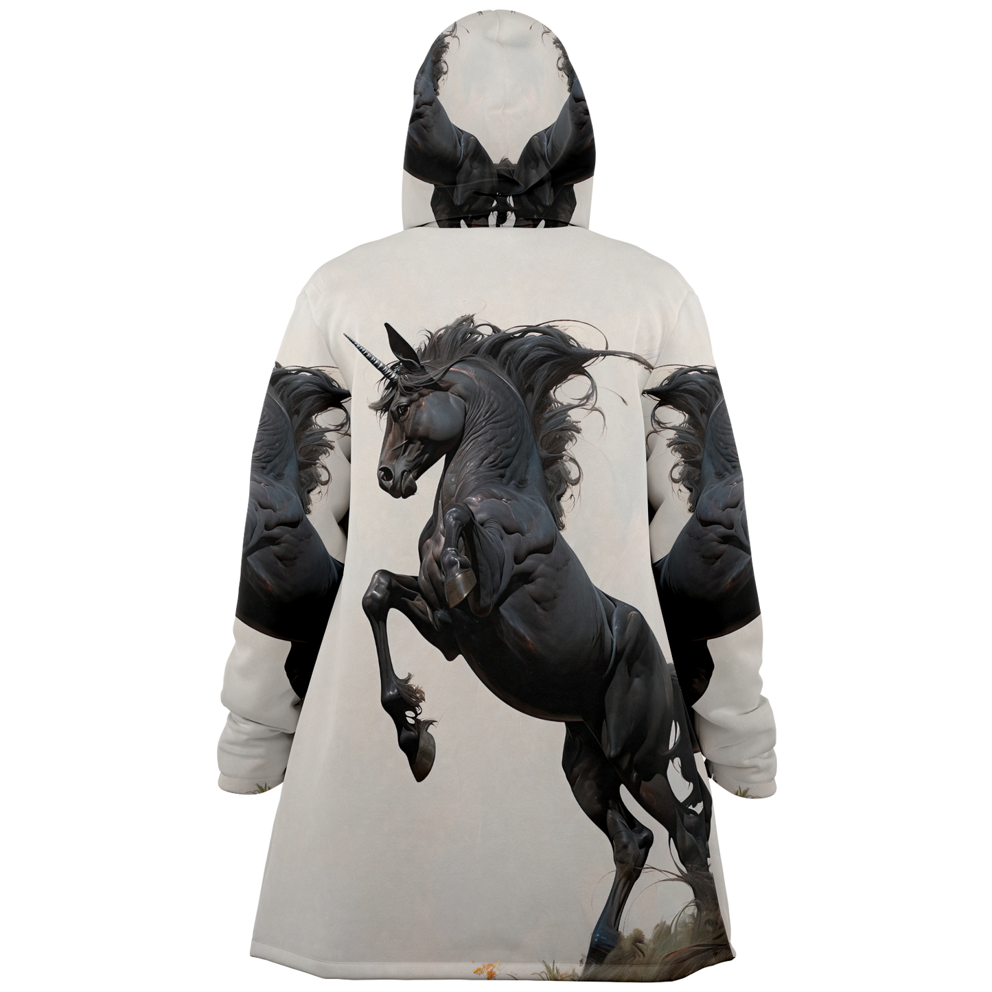 Midnight Unicorn Microfleece Cloak