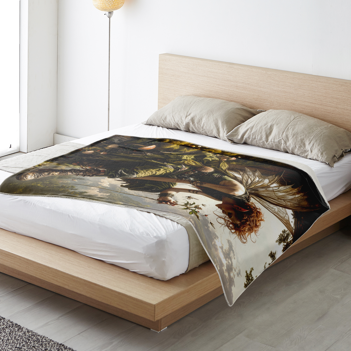 The Woodland Muse Premium Microfleece Blanket