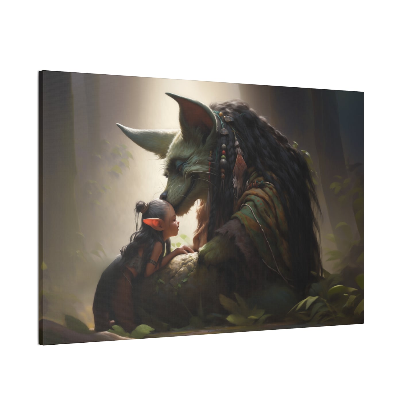 "Forest Elders And Fairytales"  Canvas Stretched, 0.75" - Print