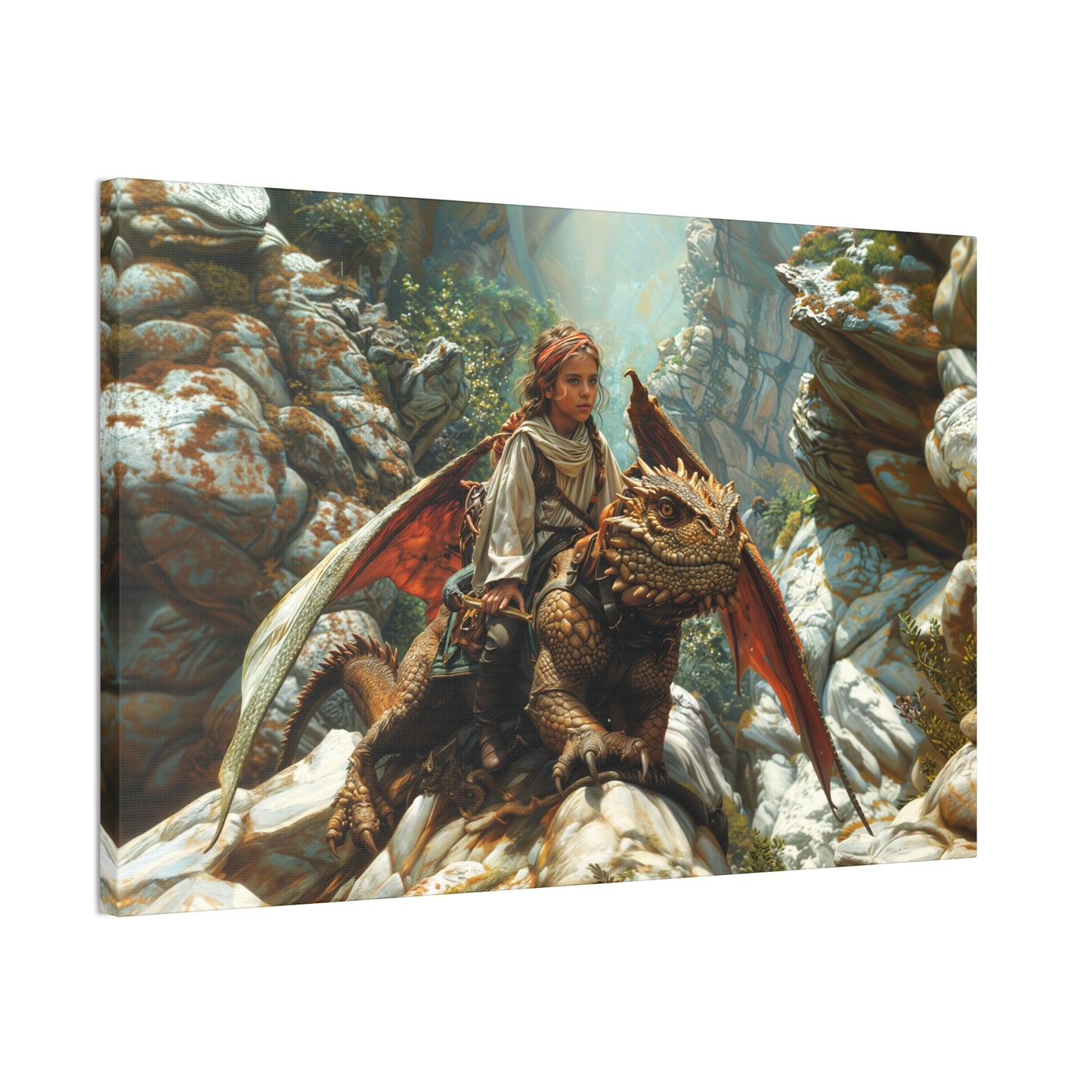 "The Dragon's Apprentice"  Canvas Stretched, 0.75" - Print