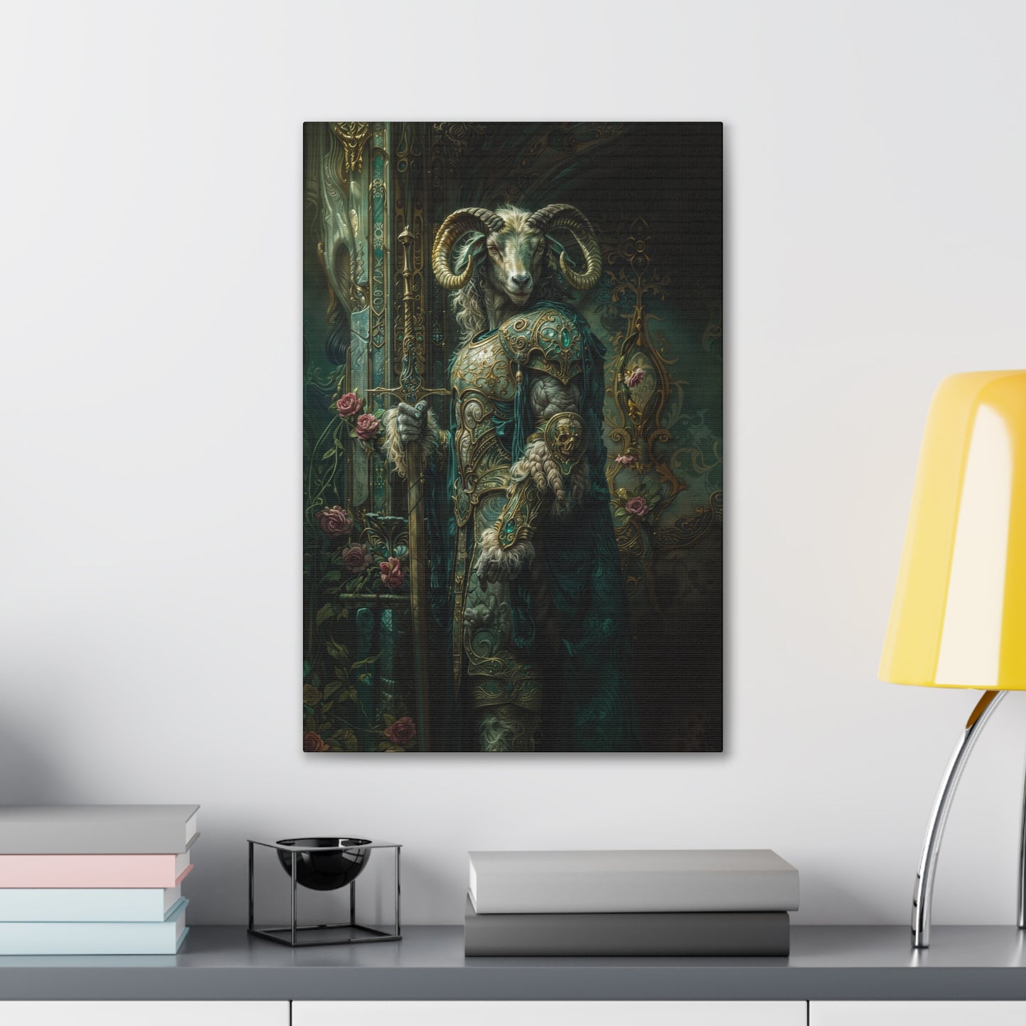 "Emerald Oathkeeper" Canvas Stretched, 0.75" - Print