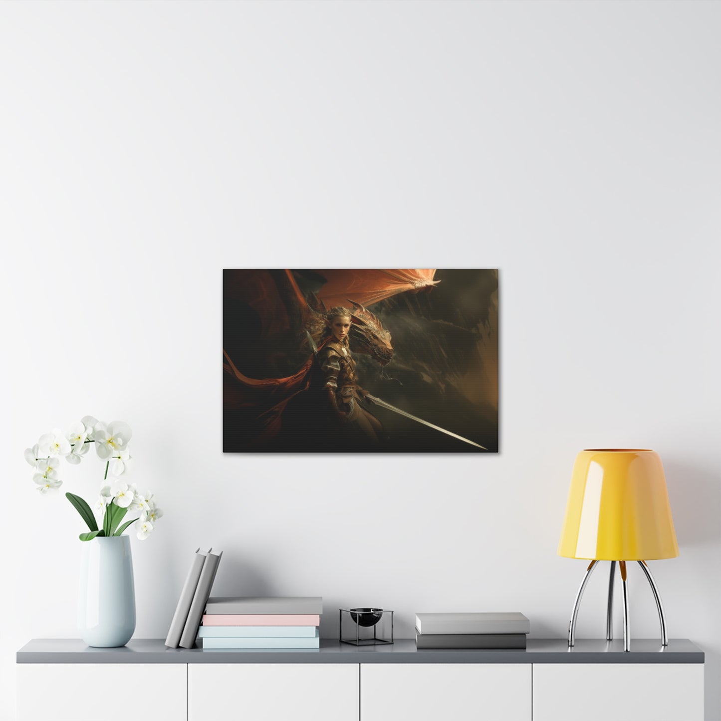 "Dragon Scout"  Canvas Stretched, 0.75" - Print